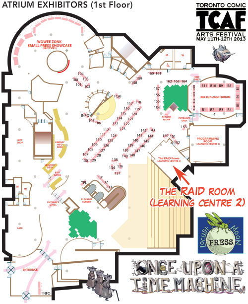 OUATM at TCAF map